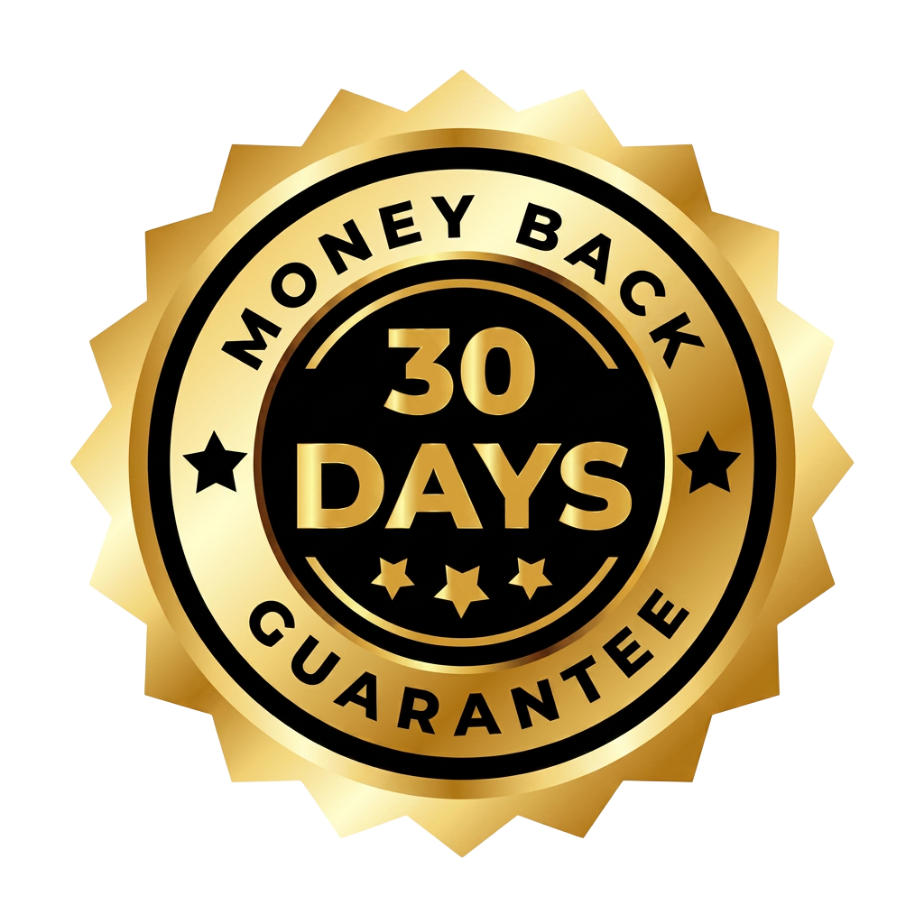 30 Days Money Back Guarantee